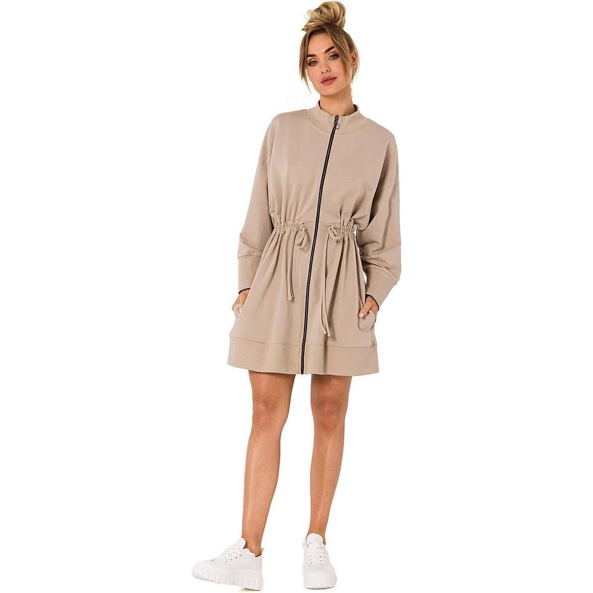 Made of Emotion, Damen, Kleider, Alltagskleid Moe, Beige, (M)