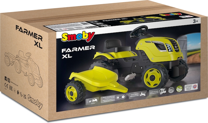Produktbild Smoby Farmer XL + Trailer