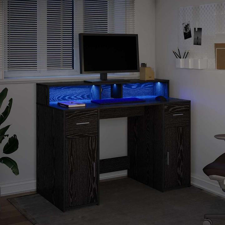 Produktbild vidaXL LED Schreibtisch (55 x 120 x 91 cm)