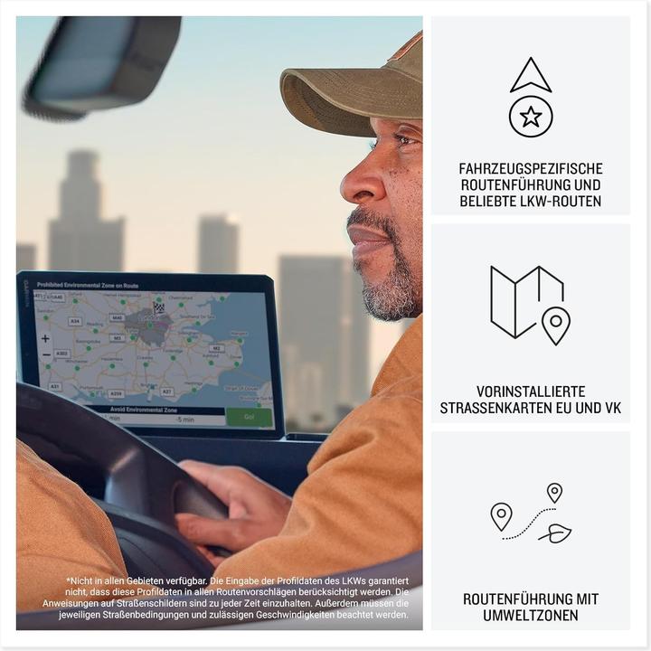 Actual product image Garmin dezl LGV820 8" Truck GPS, Europe (8")