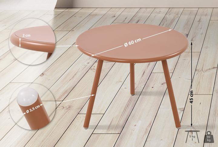 Image du produit CLP Table basse Minot résistante aux intempéries et aux UV