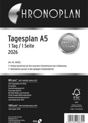 Produktbild Chronoplan Tagesplan (148 x 210 mm, Deutsch)