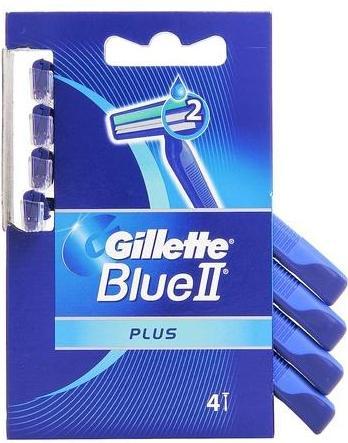 Gillette Blue II Plus Disposable Razor - Pack of 4