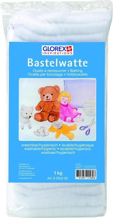 Glorex Knutselwatten wit 1kg