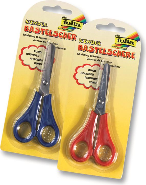 Actual product image Folia Craft scissors ROUND, approx. 13.5cm (13.50 cm)