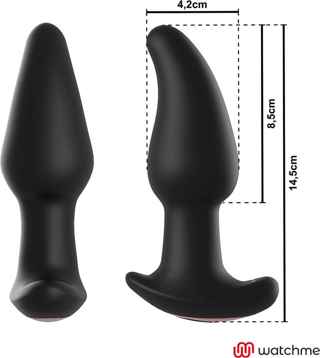 Actual product image Anbiguo Anal vibrator "Amadeus" with rotating beads and remote control