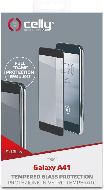 Actual product image Celly Full Glass Samsung transparent screen protector film 1 pc (1 pcs., Samsung Galaxy A41)