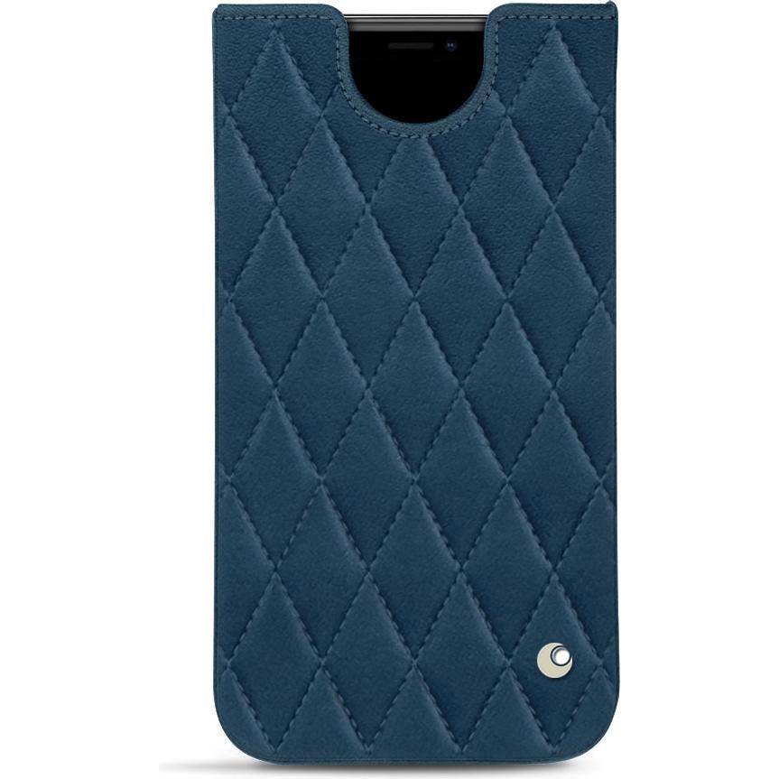 Noreve Lederschutzhülle (Apple iPhone 11), Smartphone Hülle, Blau