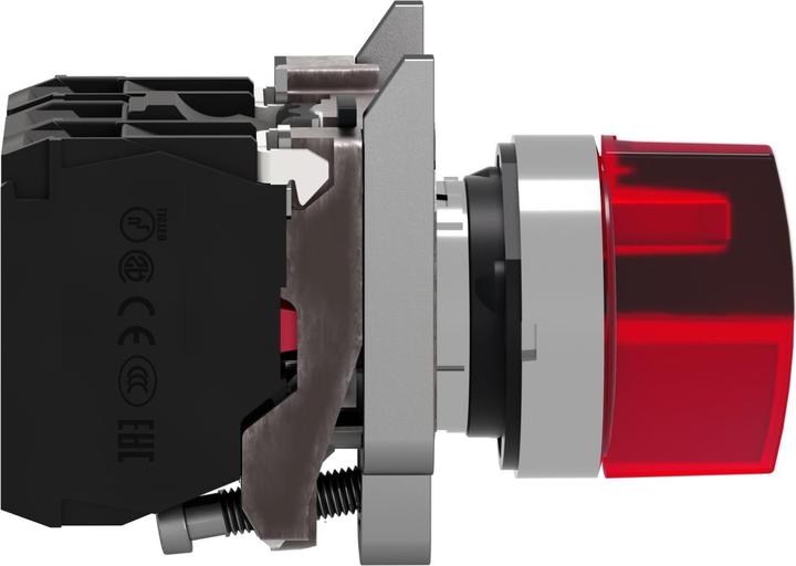 Actual product image Schneider Electric Ill Selector switch 3P Red 1NO/1NC 24V