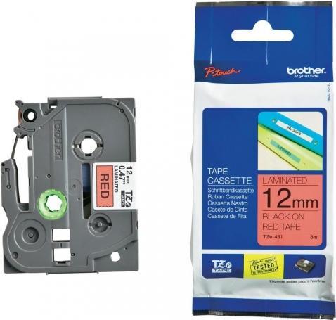 Produktbild Brother Farb/Schriftbänder (1.20 cm, Rot)