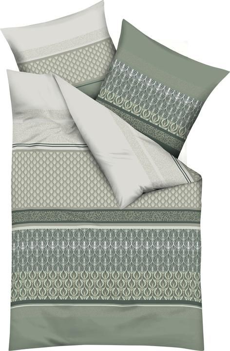 Produktbild Kaeppel Biber Bettwäsche Valencia jade (Duvetbezug, 155 x 220 cm, 80 x 80 cm)