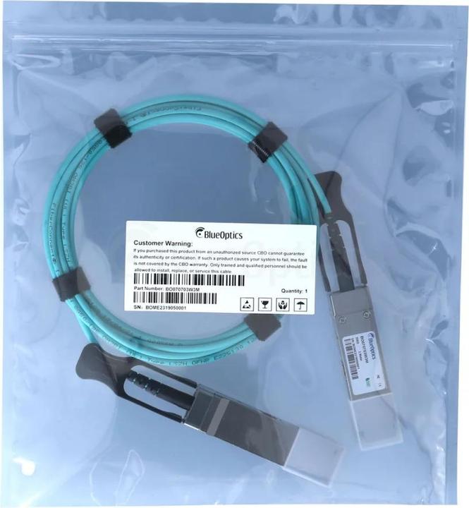 Produktbild BlueOptics Dell Networking C08YJ kompatibles QSFP-DD AOC 200GBASE-SR4 BO292903W20M