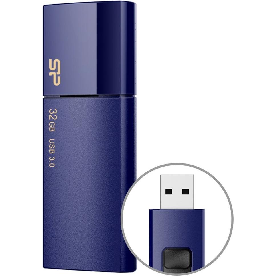 Thumbnail - Silicon Power Blaze B05 (32 GB, USB-A, USB 3.1, USB 3.2), USB Stick, Blau