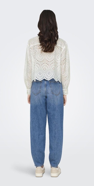 Immagine prodotto Only Vestibilità ampia Collo a camicia Polsini delle maniche con bottone Spalla bassa incastonata (XL)