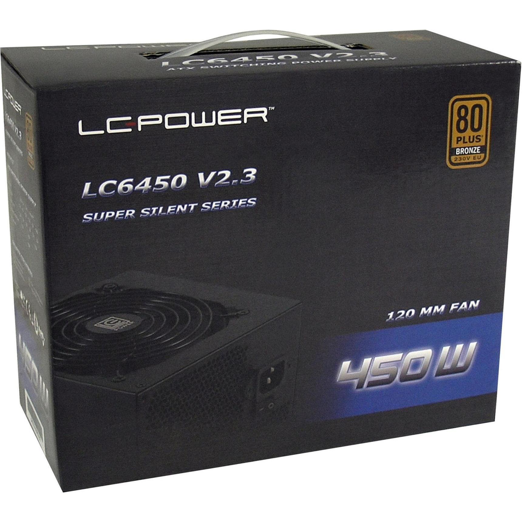 Thumbnail - LC-Power Lc6450gp2 (450 W), PC Netzteil, Schwarz