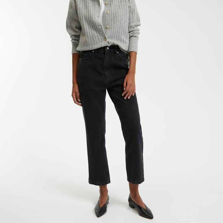 Immagine prodotto La Redoute Collections Jeans dritti a vita alta con lunghezza 7/8 (34)