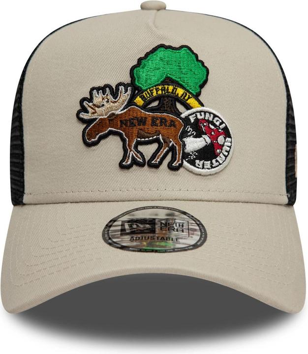 Actual product image New Era Mesh Trucker Cap - Outdoor Patch Wildlife (One size)