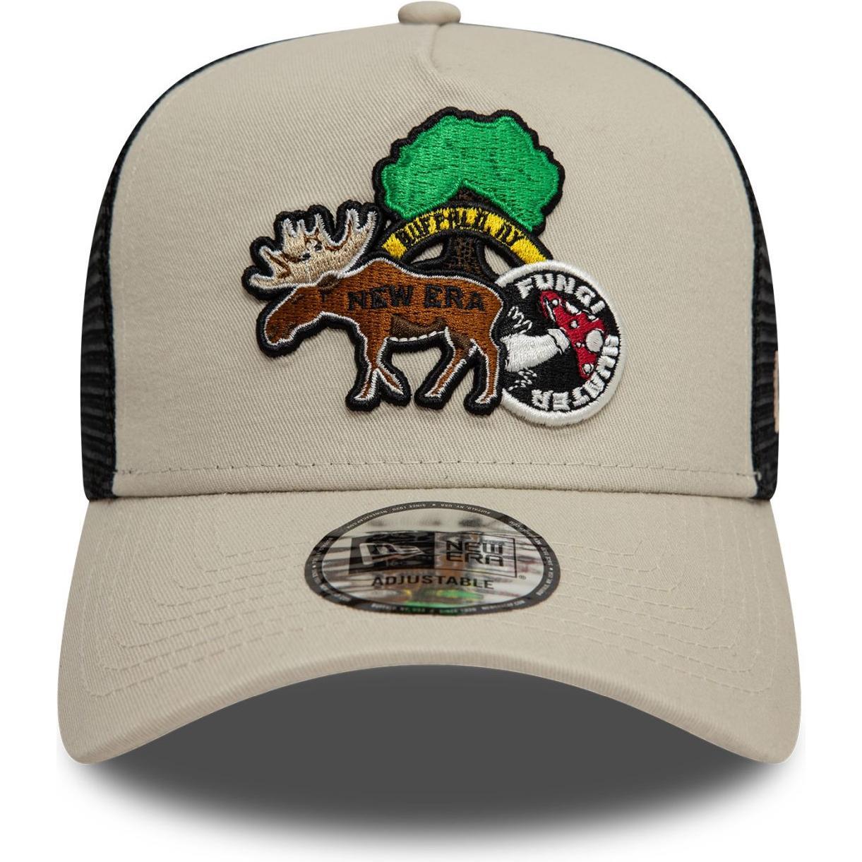 Thumbnail - New Era, Herren, Cap, Mesh Trucker Cap - Outdoor Patch Wildlife, Beige, (One Size)