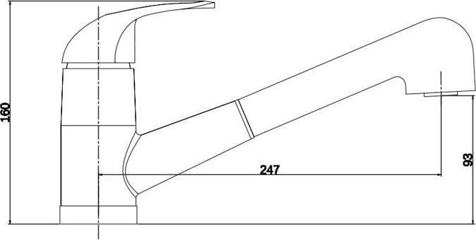 Actual product image Thema_lux Kitchen tap
