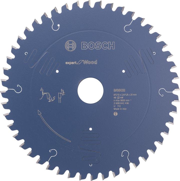 Produktbild Bosch Professional Zubehör Kreissägeblatt Expert for Wood, 210 x 30 x 2,4 mm, 48