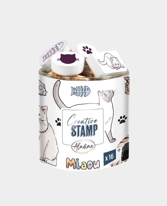 Produktbild Aladine Stempel-Set "Katzen"