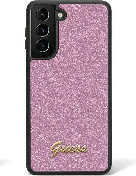 Produktbild Guess Tasche für S24 S921 GUHCS24SHGGSHU Hartschalenkoffer Glitter Script lila (Samsung Galaxy S24)