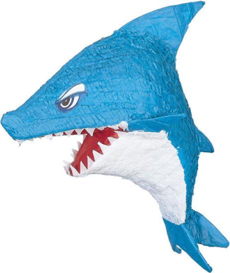 Magni P17900 - Pinata Hai, zum Befüllen mit Süssigkeiten und Konfetti, Kindergeburtstag