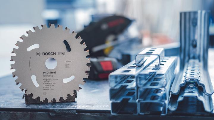 Image du produit Bosch Professional Zubehör Lame de scie circulaire PRO Steel cordless, 136 x 1,6 x 20 mm