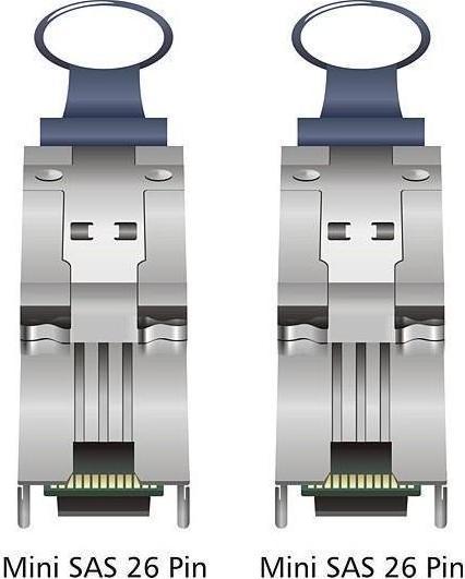 Produktbild Delock SAS Kabel: SFF8088-SFF8088, 1m