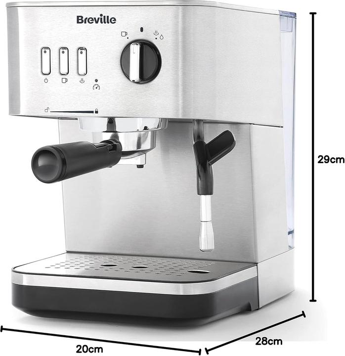 Actual product image Breville Automatic espresso machine with steam nozzle for cappuccino and latte