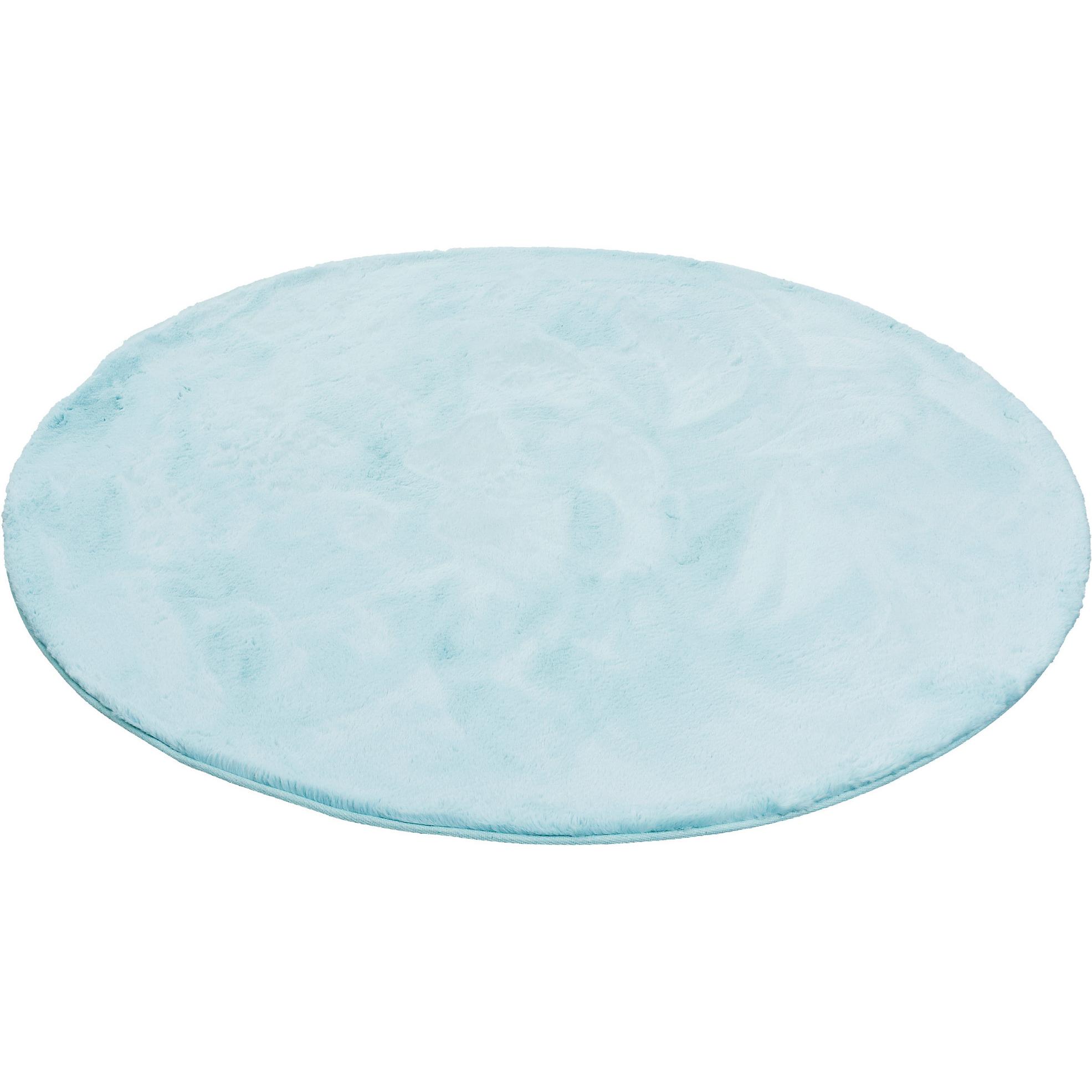 Pergamon, Teppich, Luxus Super Soft Fellteppich Plush Rund (Ø 80 cm)