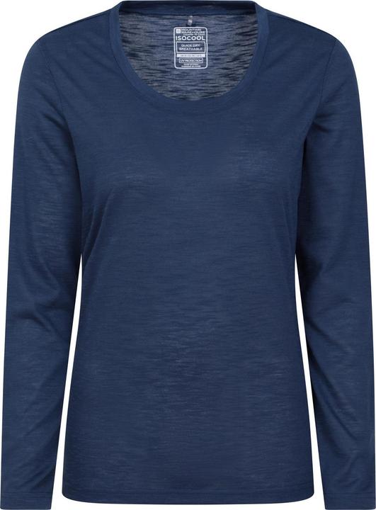 Actual product image Mountain Warehouse Womens/Ladies Agra Slub Long-Sleeved Top (40)