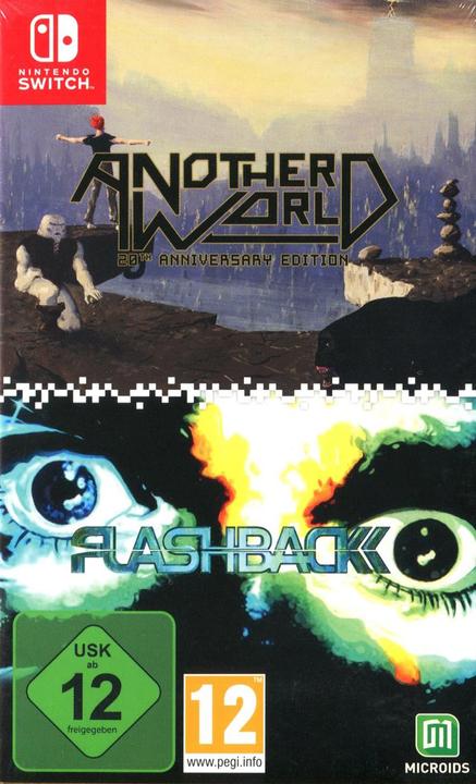 Actual product image Microids Another World + Flashback Bundle - Limited Edition (Switch, Multilingual)