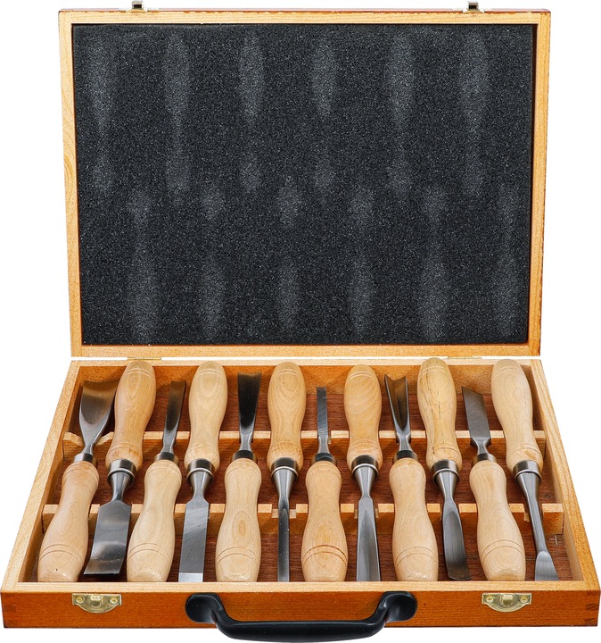 Image du produit BGS Jeu de ciseaux à bois 12 pièces (12 mm)