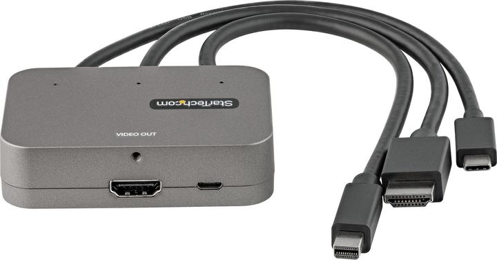 Actual product image StarTech 3-in-1 HDMI Adapter (USB-C, HDMI, 8 cm)