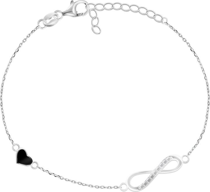 Actual product image Brilio Silver - Beautiful silver bracelet BRC36W