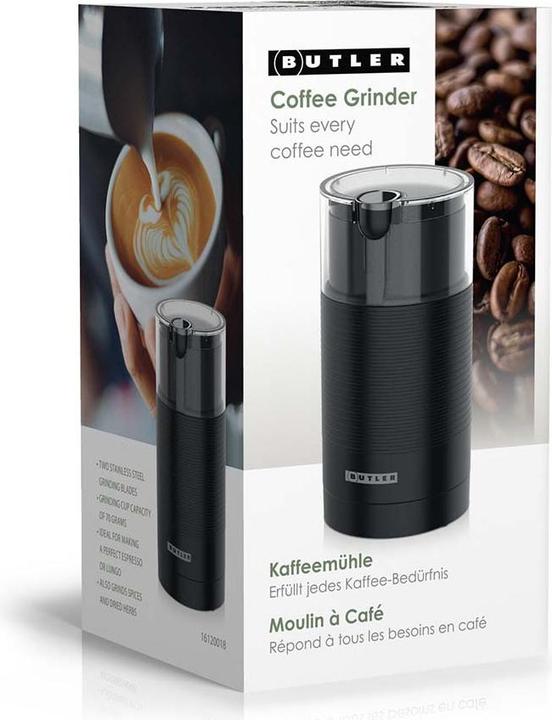 Produktbild Butler Kaffeemühle | 150W | 70g | Schwarz
