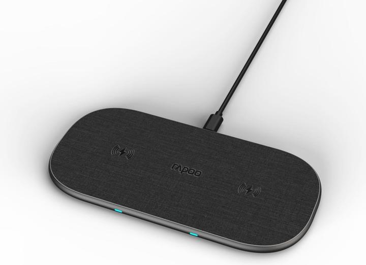 Actual product image Rapoo QI Dual Wireless Charging Pad XC260, 20W, Grey (20 W)