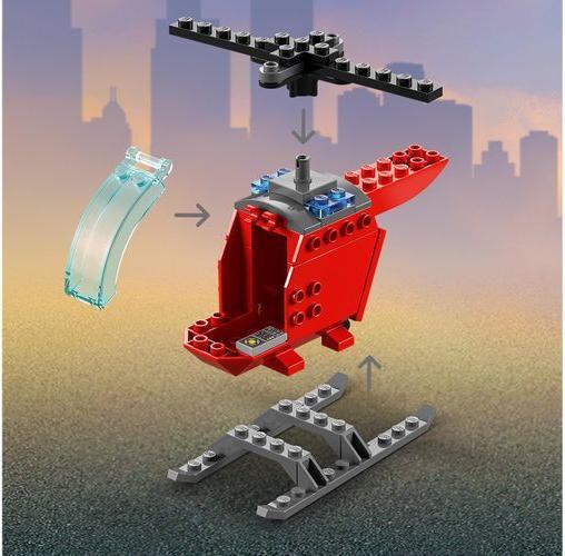Produktbild LEGO Feuerwehrhubschrauber (60318, LEGO City)