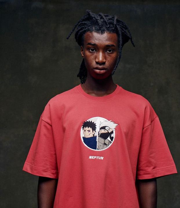 Produktbild Naruto Shippuden T-Shirt Graphic Red (S) (S)