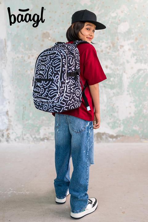 Produktbild Baagl SET 3 - Core Element Schulset / Rucksack / Federmäppchen / Tasche (25 l)