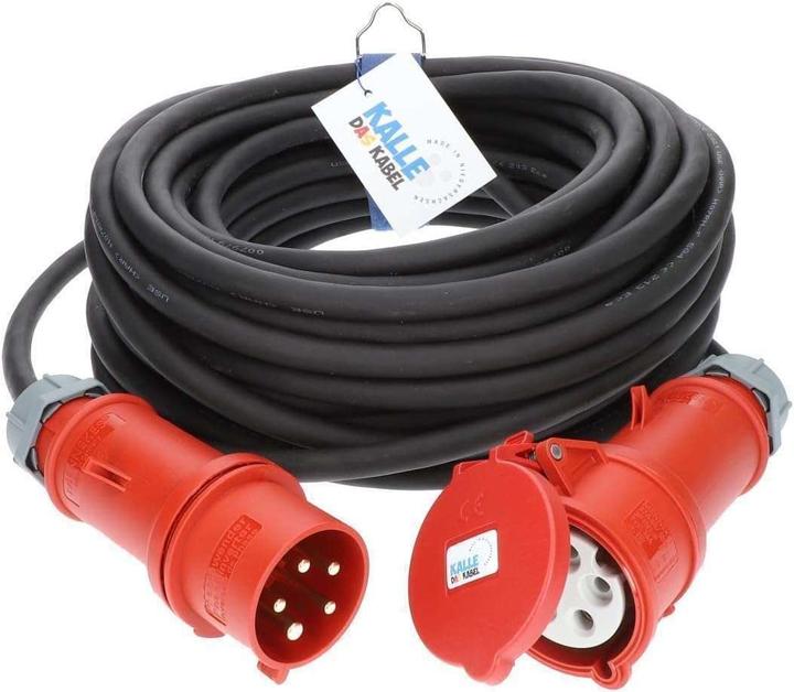 Immagine prodotto Kalle das Kabel Kalle CEE Gummi-Verlängerungskabel 400V 32A IP44 (50 m)