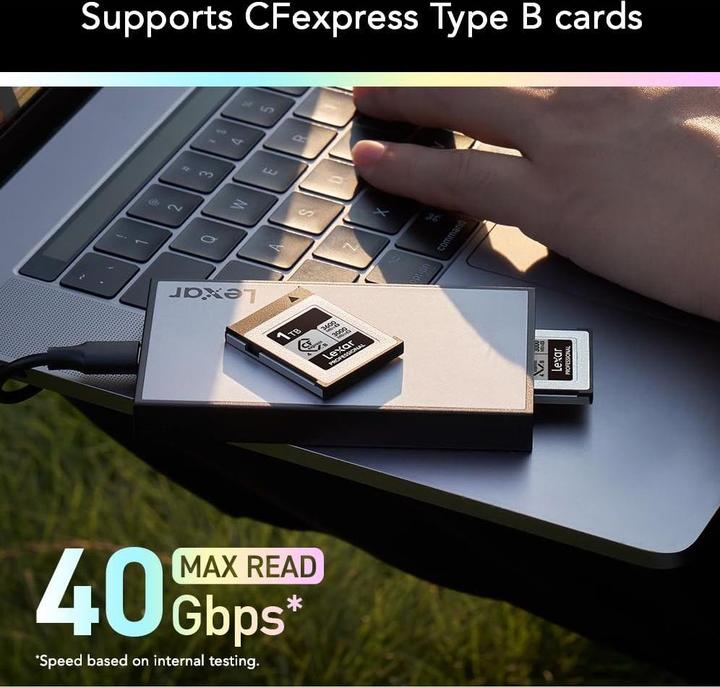 Actual product image Lexar PRO Workflow CFexpress TypB Reader (USB 4)
