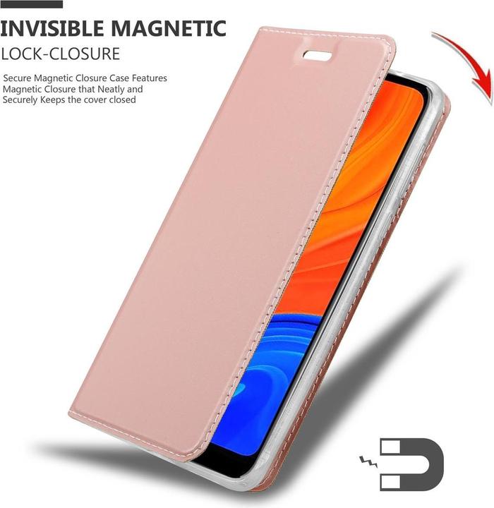 Actual product image Cadorabo Book Classy Style Cover (Huawei Y6s)