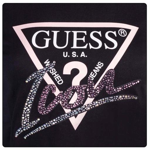 Produktbild Guess SS CN ICON TEE W4GI20I3Z14 JBLK L S (S)