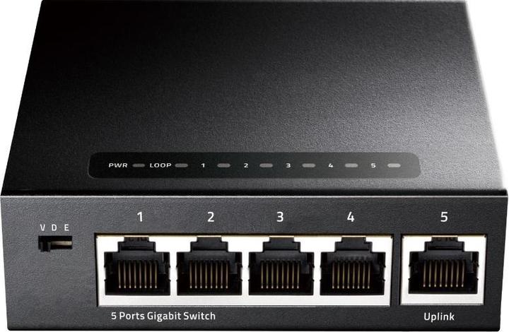 Actual product image Cudy GS105 network switch Gigabit Ethernet (10/100/1000) Black (5 Ports)