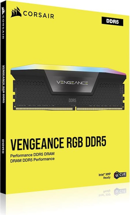Productafbeelding Corsair D532GB 6400-32 Vengeance RGB bk K2 COR XMP (2 x 16GB, 6400 MHz, DDR5 RAM, DIMM 288 pin)