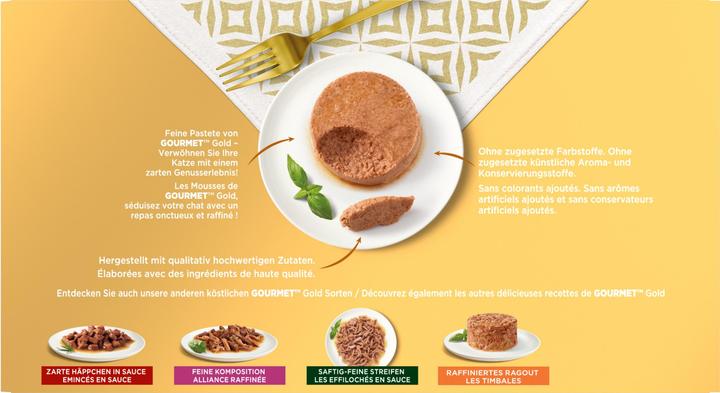 Actual product image Gourmet Gold Mousse 48x85g (Adult, 48 pcs., 4080 g)