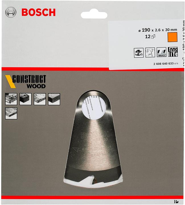 Productafbeelding Bosch Professional Zubehör Cirkelzaagblad Hout construeren