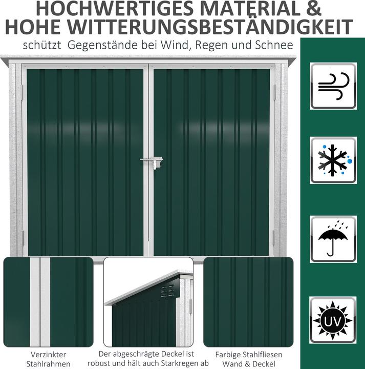 Immagine prodotto Outsunny Cassetta della spazzatura